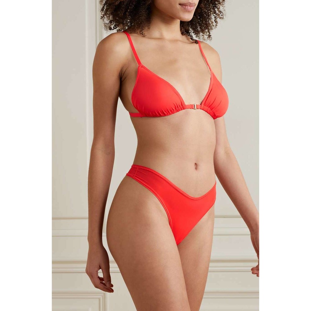 SKIMS Jelly Sheer Triangle Bralette Poppy Red